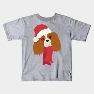 Christmas Cavalier King Charles Spaniel Kids T-Shirt